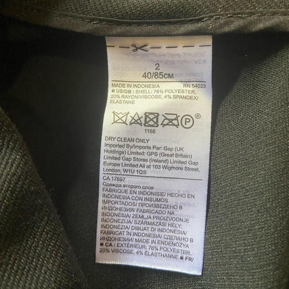 Banana Republic blazer Black Size 2 - Picture 4 of 4